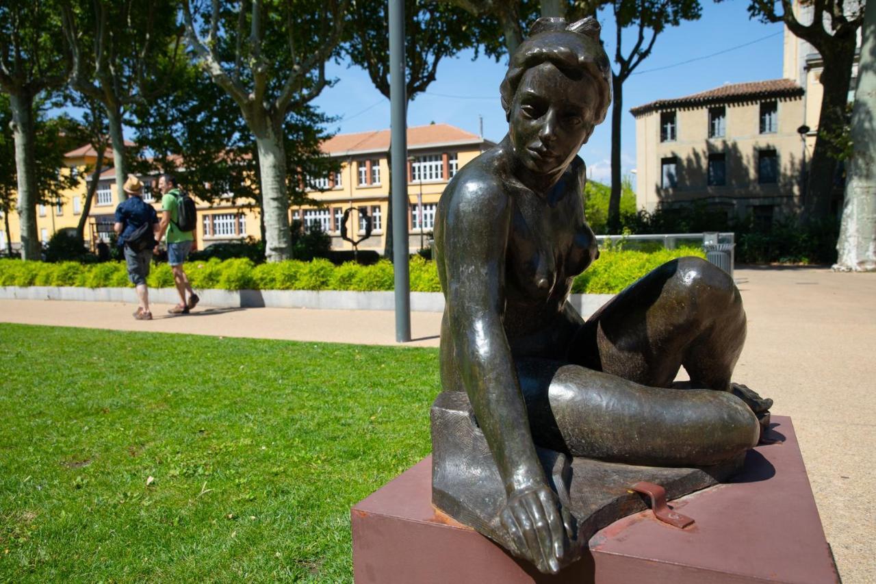 Tout Confort ! Calme, Climatisation, Piscine, Parking Gratuit, Grande Terrasse, Netflix, Wifi Carcassonne Bagian luar foto